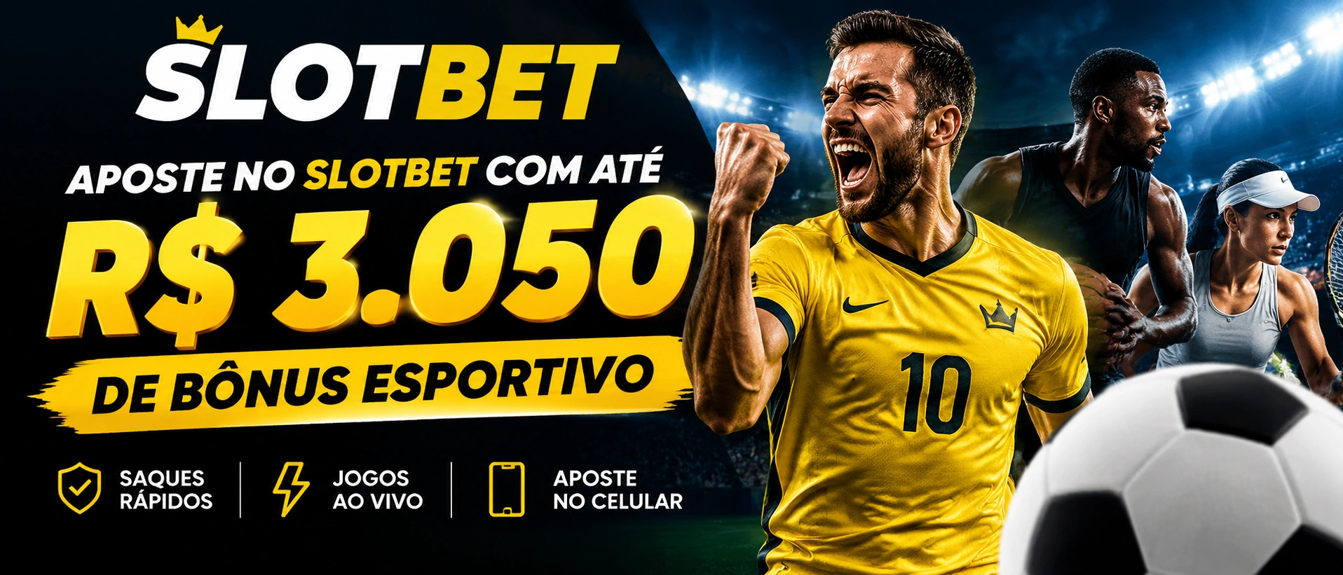 Painel com odds e mercados esportivos no Slotbet para apostas pré-jogo e ao vivo