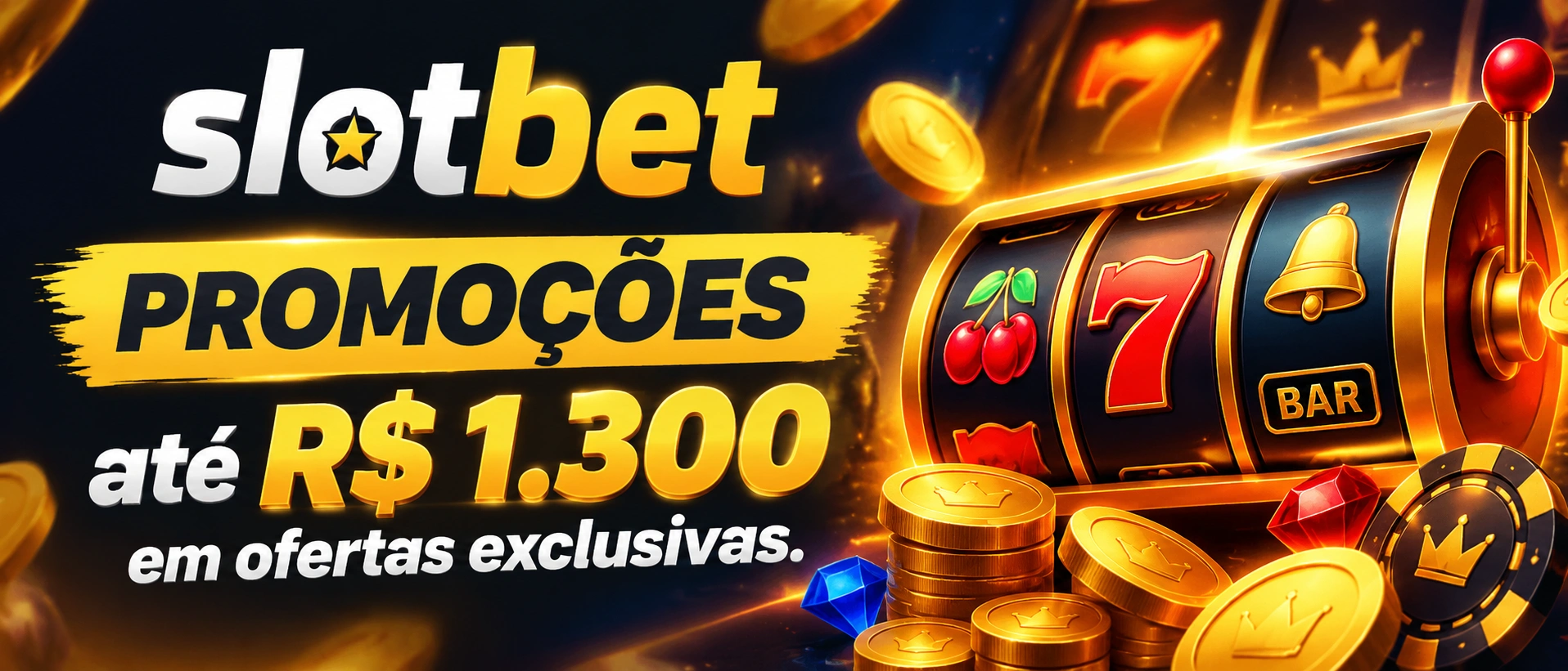 Tela de promoções da slotbet com destaque para bônus e benefícios
