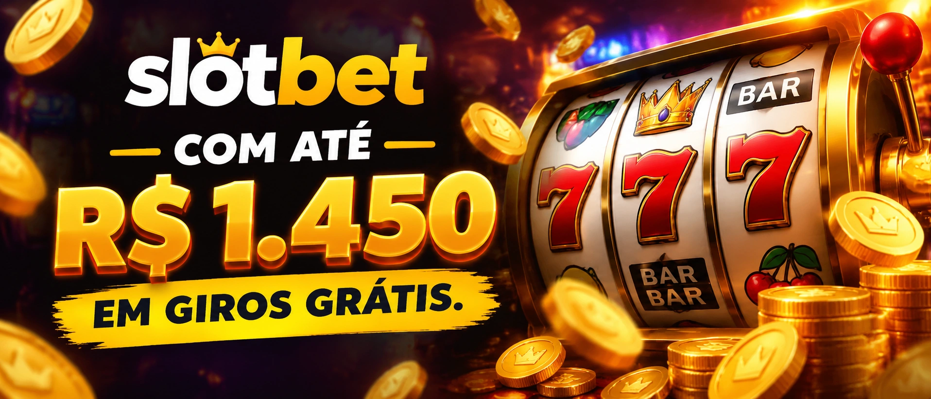 Interface da Slotbet com foco em contato, ajuda e navegação