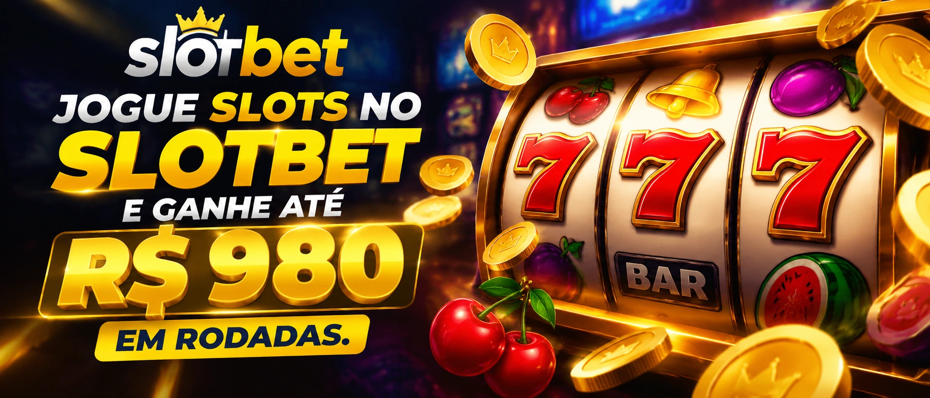 Tela da Slotbet com navegação interna e suporte para dúvidas